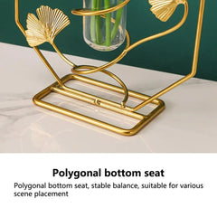 Hydroponic glass tube planter