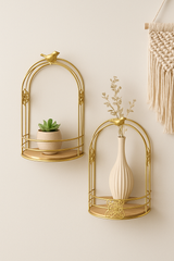 Wall CageStyle Shelves(set of 2)