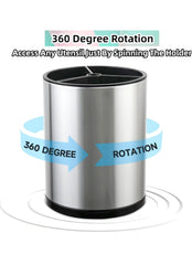 Stainless Steel Rotating Spoons Holder ( Spoons not included )