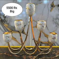 5 slot Big candle holder