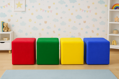 Kids ottoman/ stool seater 12 inches width , 13 inches height