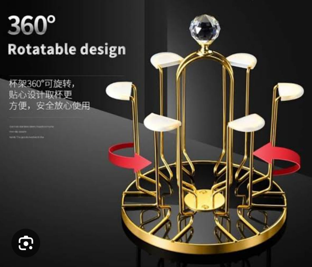 Rotatable Design Glass Holder