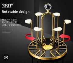 Rotatable Design Glass Holder
