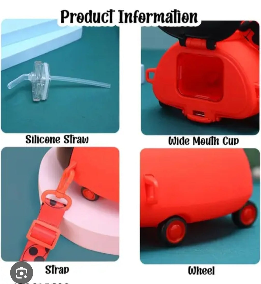 Lady Bug Water Bottle 550 ml