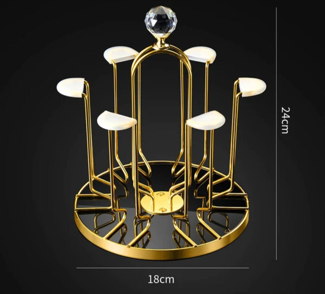 Rotatable Design Glass Holder
