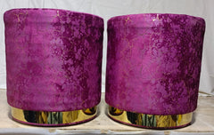 Ottoman sitting velvet stool